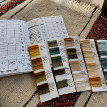 Mi proyecto del curso: Teñido textil con pigmentos naturales. Un proyecto de Artesanía, Moda, Diseño de moda, DIY, Teñido Textil y Diseño textil de paula_t_a - 17.07.2022