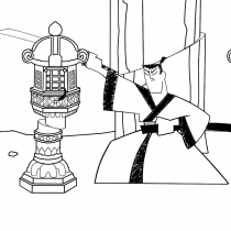 Samurai Jack en intro de Samurai Shodown. Un proyecto de Animación, Animación de personajes y Animación 2D de funesfede - 19.07.2022