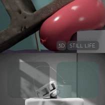 Proyecto Final: Composición still life en 3D. Un projet de Illustration traditionnelle, Publicité, 3D, Architecture, Direction artistique , et Conception 3D de Nico Bastida - 21.07.2022