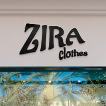 ZIRA clothes - Marca y tienda de Ropa. Un proyecto de Diseño, Br, ing e Identidad, Diseño gráfico y Diseño de logotipos de Arismendy Santana - 01.07.2022