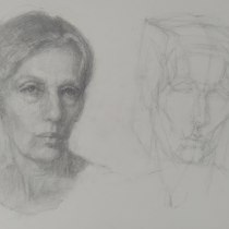 My project for course: Graphite Drawing Techniques for Planar Portraiture. Fine Arts, Sketching, Drawing, Portrait Drawing, Realistic Drawing, and Artistic Drawing project by Laura Natusch - 07.24.2022