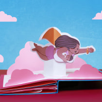 Mon projet du cours : Création de livres pop-up. Um projeto de Animação, Artesanato, Design editorial, Stop Motion, Papercraft, Encadernação e Criatividade para crianças de Mathieu Maillefer - 25.07.2022