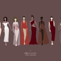 Colección Libra La Luna. Un proyecto de Moda y Diseño de moda de Morena - 10.07.2022