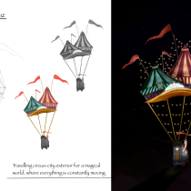 My project for course: Concept Art for Animation: Designing Magical Environments. Un proyecto de Ilustración tradicional, Ilustración digital, Concept Art y Pintura digital de Ada Umay Cansız - 05.08.2022