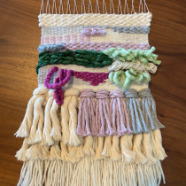 My project for course: Hand Weaving Techniques for Beginners . Arts, Crafts, Decoration, Fiber Arts, Weaving, and Textile Design project by Marisel Bosques Rosado - 08.06.2022
