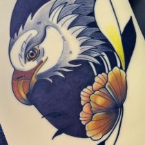 Mi proyecto del curso: Técnicas de color para tatuajes. Un proyecto de Ilustración tradicional, Dibujo, Ilustración digital, Diseño de tatuajes y Dibujo digital de Meritxell Lorenzo Luis - 09.08.2022