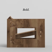 BOLD - Plywood CNC armchair. Design e fabricação de móveis, Design industrial, Design de produtos, Marcenaria, e Fabricação digital projeto de Tornike Topchishvili - 17.07.2022