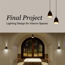 My project for course: Lighting Design for Interior Spaces. Un proyecto de Arquitectura, Arquitectura interior, Diseño de iluminación y Arquitectura digital de Shabrina Layyin - 17.08.2022