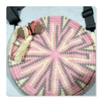 Mi proyecto del curso: Tapestry circular: diseña patterns y complementos. Un proyecto de Diseño de complementos, Moda, Pattern Design, Tejido, DIY, Crochet y Diseño textil de Sandra Pérez Cervantes - 25.08.2022