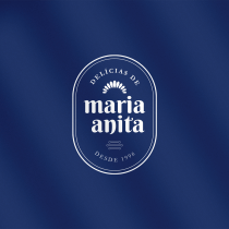 Delicias de Maria Anita. Un projet de Design , Br, ing et identité, Création de logos, Conception numérique , et Design de papeterie de Moabe Oliveira - 12.06.2021