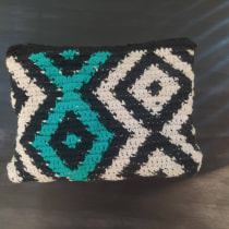 Mi Proyecto del curso: Introducción al tapestry. Un proyecto de Diseño de complementos, Moda, Pattern Design, Tejido, Crochet y Diseño textil de Tania Baez - 24.12.2020
