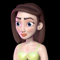My project for course: 3D Cartoon Characters: Model with ZBrush from Scratch. Un proyecto de 3D, Diseño de personajes, Modelado 3D, Diseño de personajes 3D y Diseño 3D de ryecrowendesign - 27.08.2022