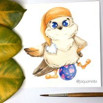 Mein Kursprojekt: Kinderillustration mit Aquarell. Traditional illustration, Fine Arts, Painting, Drawing, Watercolor Painting, and Children's Illustration project by Jana - 08.31.2022