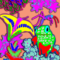 "Frogs". Un proyecto de Ilustración tradicional e Ilustración digital de leslie.gordon - 03.09.2022