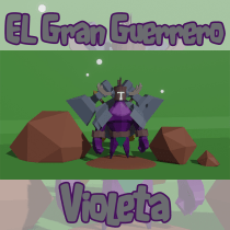 El Gran Guerrero Violeta. Un projet de 3D, Modélisation 3D, Jeux vidéo, Conception de personnages 3D , et Conception de jeux vidéo de Rafael David Atencia López - 12.09.2022