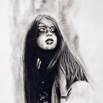 Drawing & Scribble  Desenho de retrato, Vampiro desenho, Retrato