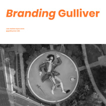 Branding Gulliver. Un proyecto de Diseño, Br, ing e Identidad, Diseño gráfico, Diseño de pictogramas y Diseño de logotipos de Joan Batiste Sayol Alcón - 19.09.2022