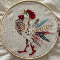 My project for course: Embroidery Techniques: Illustrating with Needle and Thread. Bordado, Ilustração têxtil, e Design têxtil projeto de jacqueline.cuzino - 24.09.2022