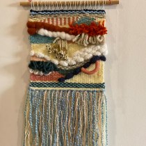 My project for course: Hand Weaving Techniques for Beginners . Arts, Crafts, Decoration, Fiber Arts, Weaving, and Textile Design project by waf310 - 10.14.2022