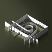 My project for course: Architectural Models with Rhino 3D and V-Ray. Un proyecto de 3D, Arquitectura, Arquitectura interior, Ilustración digital, Modelado 3D, Arquitectura digital y Visualización arquitectónica de Anastasia Popova - 15.10.2022
