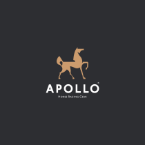 APOLLO - Horse Racing Gear . Un proyecto de Diseño, Br, ing e Identidad, Diseño de logotipos, Diseño digital y Diseño de papelería				 de Bernardo Luís - 16.10.2022