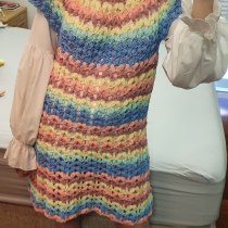 Meu projeto do curso: Técnicas de crochê para criar roupas coloridas. Fashion Design, Fiber Arts, DIY, Crochet, and Textile Design project by rasilvasouza - 09.20.2022