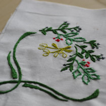 Mój projekt z kursu: Technika haftu ściegiem stębnowym. Embroider, Textile Illustration, and Textile Design project by agnesje - 10.22.2022