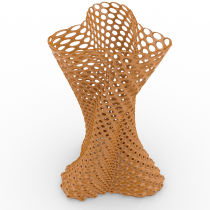 Il mio progetto del corso: Modellazione di pattern 3D con Rhino Grasshopper. Un progetto di 3D, Architettura, Design e creazione di mobili, Design industriale, Architettura d'interni, Product design, Modellazione 3D, Architettura digitale e Progettazione 3D di Pierluigi Palestini - 25.10.2022