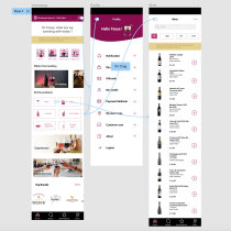 My app for online wine - store.. UX / UI, and Digital Design project by Tatyana Kornienko - 10.27.2022