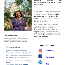Welcome-bcn by Paloma Colque. Escrita, Cop, writing, Comunicação, e Redação de conteúdo projeto de mipabcn - 09.10.2022