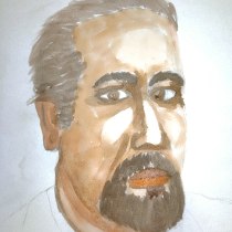 Mi proyecto del curso: Cuaderno de retratos en acuarela. Een project van Schilderij, Aquarelschilderen, Portretillustratie,  Portrettekening y Sketchbook van Ricardo Aranguren - 14.11.2022
