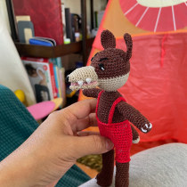 Mi proyecto del curso: Amigurumis: tejido de marionetas de dedo a crochet. Un projet de Crochet, Amigurumi , et Design textile de Belkis Leon Torres - 15.11.2022