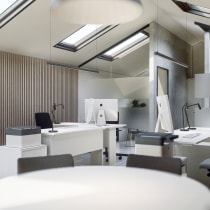 My project for course: Photorealism for Interior Spaces with Lumion - Office Design. Un proyecto de Arquitectura, Modelado 3D, Arquitectura digital, Diseño 3D y Visualización arquitectónica de Ivana Stojadinovic - 16.11.2022