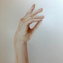 My project for course: Illustration of Hands with Expressive Watercolors. Un projet de Peinture, Aquarelle , et Dessin anatomique de Chris LaWare - 22.11.2022