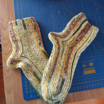 Mi proyecto del curso: Diseño y tejido de calcetines en crochet. Fashion, Fashion Design, Fiber Arts, DIY, Crochet, and Textile Design project by taniarr80 - 11.30.2022