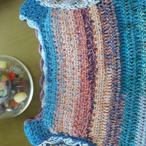 Mi proyecto del curso: Diseño de prendas a crochet: patronaje y escalado de tallas. Fashion, Fashion Design, Fiber Arts, Crochet, and Textile Design project by Luisa Sanchez-Campins - 12.01.2022