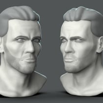 Mi proyecto del curso: Retrato 3D realista con ZBrush y KeyShot. Un projet de 3D, Modélisation 3D , et Conception de personnages 3D de Joaquín Eduardo Ocampo García - 02.12.2022