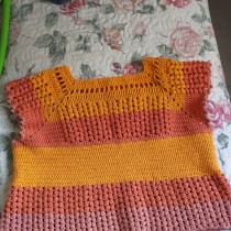 Meu projeto do curso: Técnicas de crochê para criar roupas coloridas. Fashion Design, Fiber Arts, DIY, Crochet, and Textile Design project by nandreza - 12.04.2022