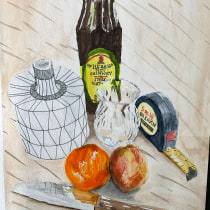 My project for course: Contemporary Still Life with Watercolor Ein Projekt aus dem Bereich Traditionelle Illustration, Malerei und Aquarellmalerei von Sally - 06.12.2022