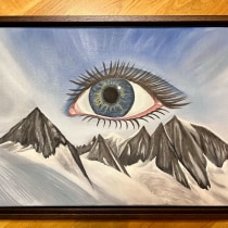 My project for course: Oil Painting: Create Surreal Landscapes. Fine Arts, Painting, and Oil Painting project by karin_in_stockholm - 12.11.2022