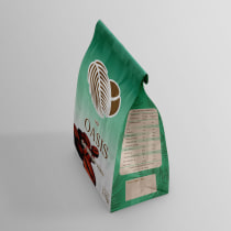  packaging de café soluble "Oasis". Design, Graphic Design, Packaging, and Product Design project by Aline Rodríguez - 01.04.2023