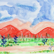 Mi proyecto del curso: Sketchbook de paisajes: la espontaneidad del color. Un projet de Esquisse , Créativité, Dessin au cra, on, Dessin , et Carnet de croquis de Yesica Anaya - 08.01.2023