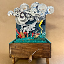 My project for course: Wooden Automata: Bring Sculptures to Life with Movement. Un proyecto de Diseño de personajes, Escultura, Diseño de juguetes, Art to y Carpintería de lisascarlin - 19.01.2023