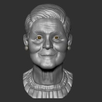 Mi proyecto del curso: Retrato 3D realista con ZBrush y KeyShot. Un proyecto de 3D, Modelado 3D y Diseño de personajes 3D de mpastorpino93 - 18.01.2023