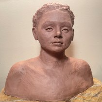 My project for course: Introduction to Clay Figurative Sculpture. Un proyecto de Bellas Artes y Escultura de Melissa Bateman - 29.01.2023