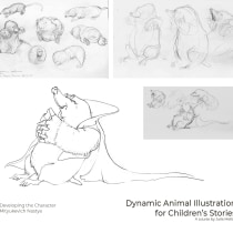 My project for course: Dynamic Animal Illustration for Children’s Stories. Un projet de Conception de personnages, Dessin au cra, on, Dessin et Illustration jeunesse de Nastya - 10.09.2022