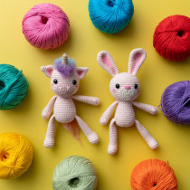 Meu projeto do curso: Amigurumi de animais com crochê. To, Design, Fiber Arts, DIY, Crochet, Amigurumi, and Textile Design project by Bia Moraes - 02.02.2023