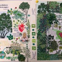 DE ÁRBOLES Y BOSQUES . Traditional illustration, Sketching, Creativit, Drawing, Watercolor Painting, Children's Illustration, Sketchbook, and Gouache Painting project by Victoria Maria Cardenas - 09.28.2022