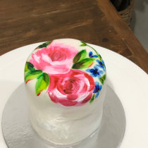 My project for course:  Cake Painting Techniques for Creating Edible Art. Un proyecto de Diseño, Pintura, DIY, Artes culinarias, Lifest y le de annacveloz - 24.01.2023