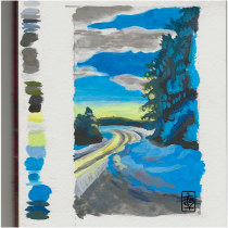 My project for course: Gouache Sketchbook: Painting Your Surroundings